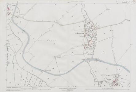 Wiltshire XXXIV.12 (includes: All Cannings; Bishops Cannings) - 25 Inch Map