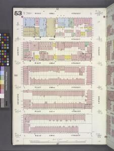 Manhattan, V. 7, Plate No. 53 [Map bounded by W. 125th St., Lenox Ave., W. 120th St., 7th Ave.]