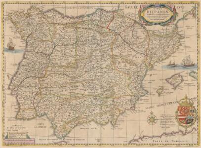 Typus Hispaniae ab Hesselo Gerardo delineata [...] [Karte], in: Novus atlas absolutissimus, Bd. 6, S. 15.