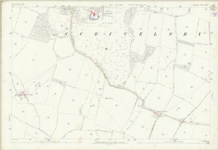 Lincolnshire LXXXI.7 (includes: Haltham; Moorby; Scrivelsby; Wood Enderby) - 25 Inch Map