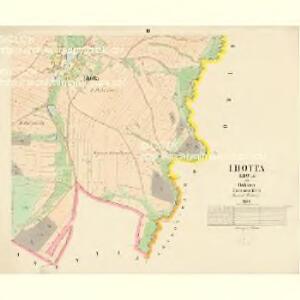 Lhotta (Lhota) - c2433-1-002 - Kaiserpflichtexemplar der Landkarten des stabilen Katasters