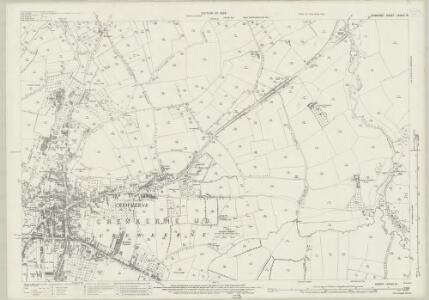 Somerset LXXXIX.13 (includes: Crewkerne; Haslebury Plucknett; Merriott; Misterton; North Perrot) - 25 Inch Map