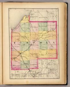 (Map of Tuscola County, Michigan)