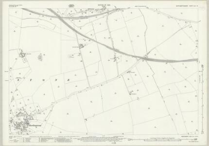 Northamptonshire XLV.14 (includes: Great Houghton; Hardingstone) - 25 Inch Map