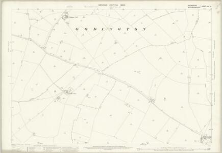 Oxfordshire XVII.16 (includes: Godington; Launton; Poundon; Stratton Audley; Twyford) - 25 Inch Map