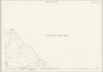 Cornwall VI.16 (includes: Clawton; North Tamerton; Pyworthy) - 25 Inch Map