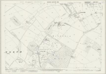 Huntingdonshire XXVII.16 (includes: Gamlingay; Tetworth) - 25 Inch Map