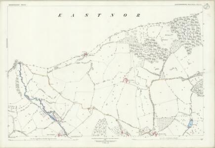 Gloucestershire X.7 (includes: Bromsberrow; Donnington; Eastnor; Ledbury Rural) - 25 Inch Map