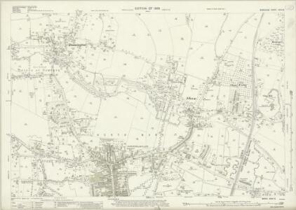 Berkshire XXXV.13 (includes: Cold Ash; Greenham; Newbury; Shaw Cum Donnington; Speen) - 25 Inch Map