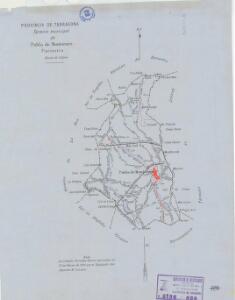 Mapa planimètric de la Pobla de Montornès