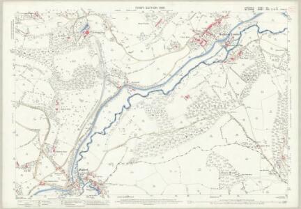 Somerset XIV.14 (includes: Bath; Freshford; Hinton Charterhouse; Limpley Stoke; Monkton Combe; South Stoke; Wellow) - 25 Inch Map