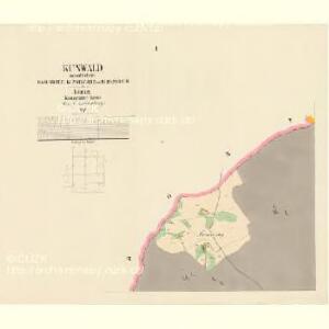 Kunwald - c3723-1-001 - Kaiserpflichtexemplar der Landkarten des stabilen Katasters