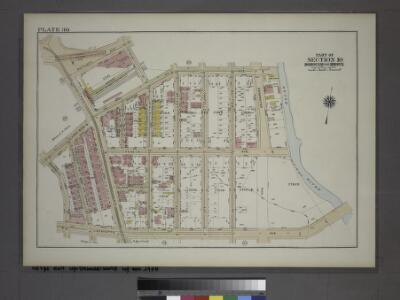 Plate 30, Part of Section 10, Borough of the Bronx. [Bounded by Garrison Avenue, Faile Street, Whitlock Avenue, Huntspoint Avenue, Garrison Avenue, Barretto Street, Lafayette Avenue and Bronx River.]