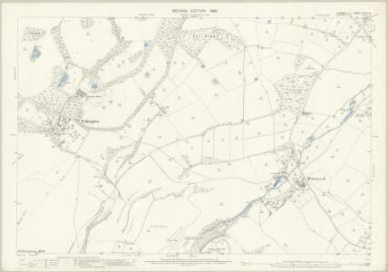 Sussex LXVIII.16 (includes: Folkington; Jevington; Polegate; Willingdon) - 25 Inch Map