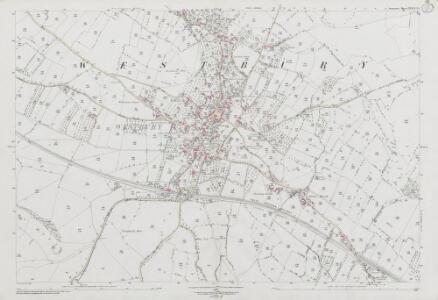 Somerset XXVII.15 (includes: Wells St Cuthbert Out; Westbury) - 25 Inch Map