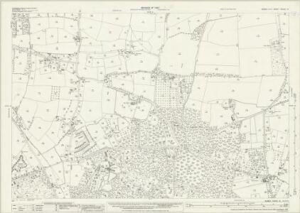 Sussex XXXVII.13 (includes: Ashington; Thakenham; Washington) - 25 Inch Map