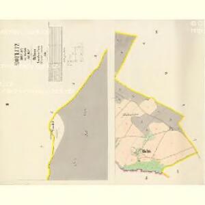 Höflitz (Höflic) - c2445-1-002 - Kaiserpflichtexemplar der Landkarten des stabilen Katasters