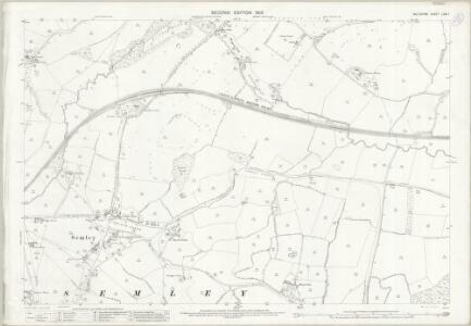 Wiltshire LXIX.1 (includes: Semley; West Tisbury) - 25 Inch Map