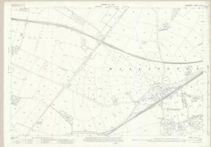 Derbyshire LIV.14 (includes: Egginton; Willington) - 25 Inch Map
