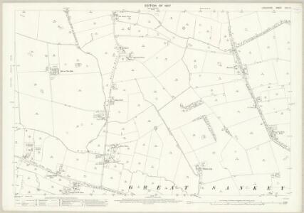 Lancashire CVIII.15 (includes: Bold; Burtonwood; Great Sankey) - 25 Inch Map