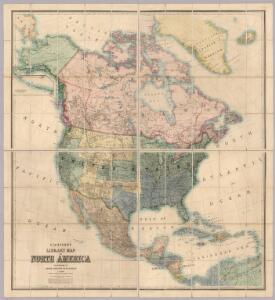 Map Of North America.