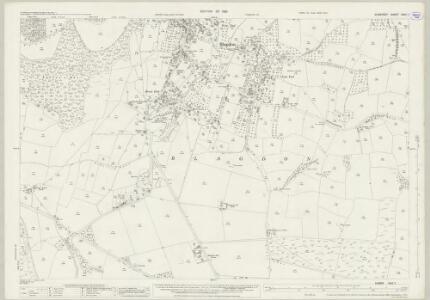 Somerset XVIII.7 (includes: Blagdon; Burrington) - 25 Inch Map