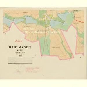 Hartmanitz - c1784-1-005 - Kaiserpflichtexemplar der Landkarten des stabilen Katasters