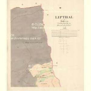 Lipthal - m1577-1-003 - Kaiserpflichtexemplar der Landkarten des stabilen Katasters