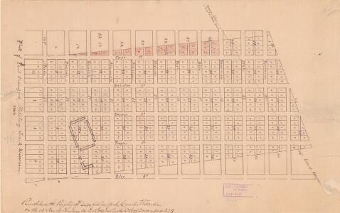 Plat of Fort Crawford Military Tract, Wisconsin, 1864.