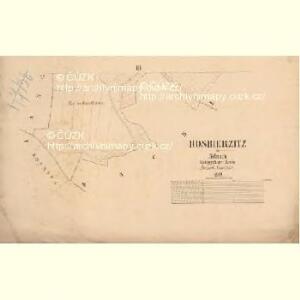Rosbierzitz - c6579-1-002 - Kaiserpflichtexemplar der Landkarten des stabilen Katasters