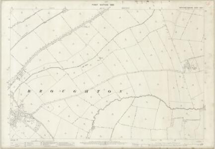Northamptonshire XXXII.1 (includes: Broughton; Cransley; Pytchley) - 25 Inch Map