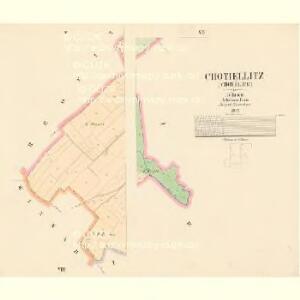 Chotiellitz (Chotělice) - c2579-1-004 - Kaiserpflichtexemplar der Landkarten des stabilen Katasters