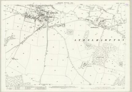 Dorset XLI.6 (includes: Athelhampton; Burleston; Puddletown; Tincleton; Tolpuddle) - 25 Inch Map