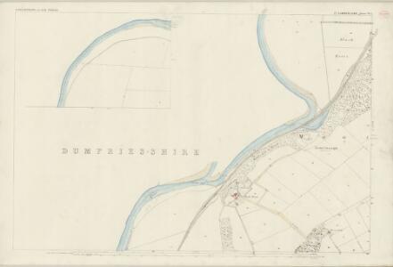 Cumberland VI.7 (inset VI.3) (includes: Kirkandrews) - 25 Inch Map