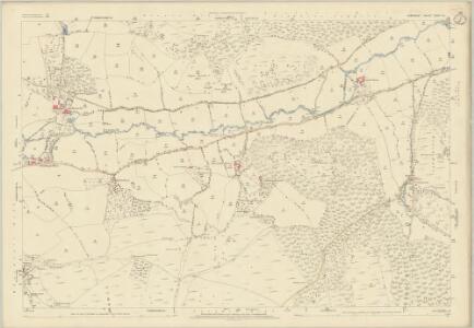 Somerset XXXV.13 (includes: Carhampton; Dunster; Timberscombe; Wootton Courtenay) - 25 Inch Map