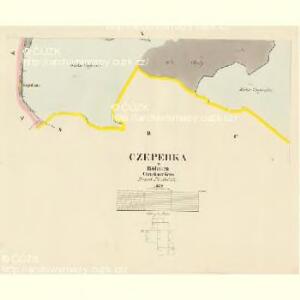 Czeperka - c0851-1-008 - Kaiserpflichtexemplar der Landkarten des stabilen Katasters
