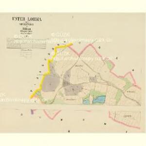 Unter Lohma - c1681-1-001 - Kaiserpflichtexemplar der Landkarten des stabilen Katasters