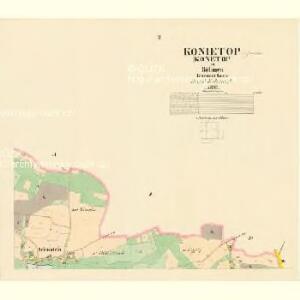 Konietop (Konětop) - c3315-1-002 - Kaiserpflichtexemplar der Landkarten des stabilen Katasters