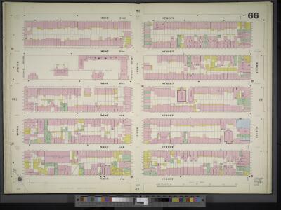 Manhattan, V. 3, Double Page Plate No. 66 [Map bounded by W. 22nd St., 8th Ave., W. 17th St., 10th Ave.]