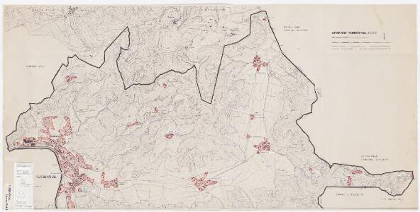 Turbenthal: Definition der Siedlungen für die eidgenössische Volkszählung am 01.12.1970; Siedlungskarte: Teilkarte 1: Nördlicher Teil