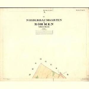 Nieder Baumgarten - c1359-1-001 - Kaiserpflichtexemplar der Landkarten des stabilen Katasters