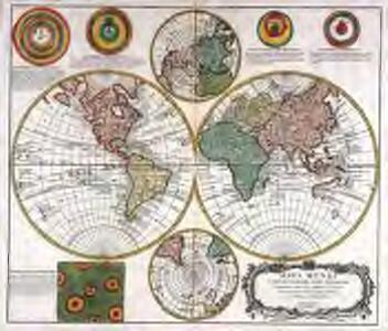 Mapa mundi o descripcion del globo terrestre