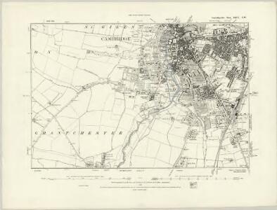 Cambridgeshire XL.SW - OS Six-Inch Map