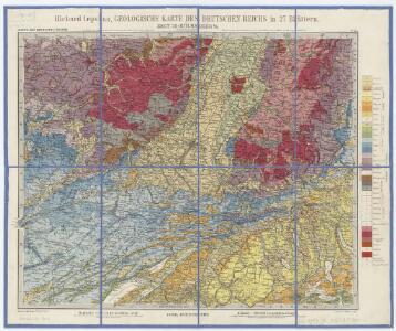 Sect. 25: Mülhausen i/E, uit: Geologische Karte des Deutschen Reichs in 27 Blaettern / [von] Richard Lepsius ; Red. von C. Vogel