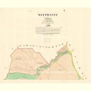 Wittonitz - m3420-1-001 - Kaiserpflichtexemplar der Landkarten des stabilen Katasters