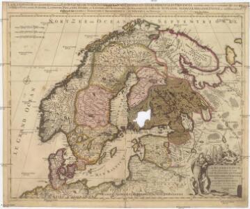 La Scandinavie et les environs, ou sont les royaumes de Suede, de Danemark, et de Norwege