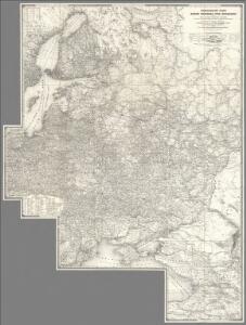 Composite: Sheets 1 - 16 Kriegsstrassen Karte eines Theiles von Russland