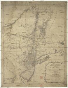 Mappa geographica provinciae novae eboraci ab anglis New-York
