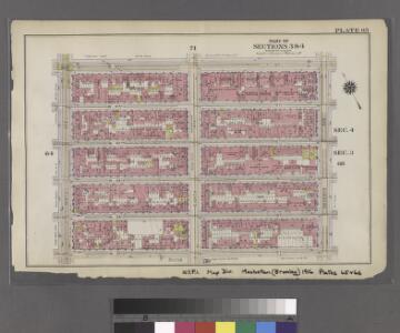 [Plate 65: Bounded by W. 42nd Street, Seventh Avenue, W. 37th Street, and Ninth Avenue.]
