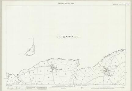 Devon LXXIII.6 & 5 (includes: Jacobstow; North Petherwin; Week St Mary) - 25 Inch Map